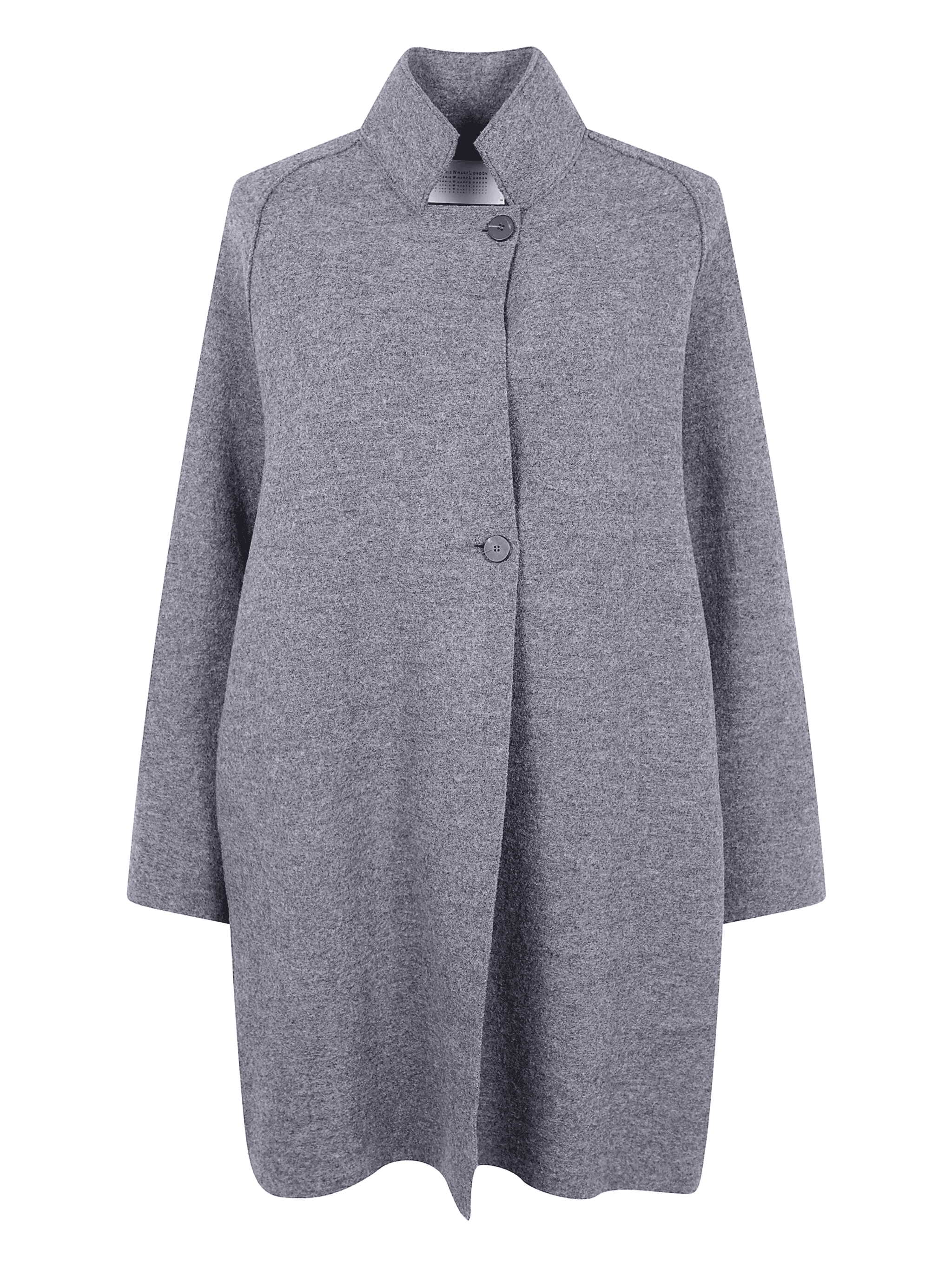raglan-sleeve wool coat - Image 1