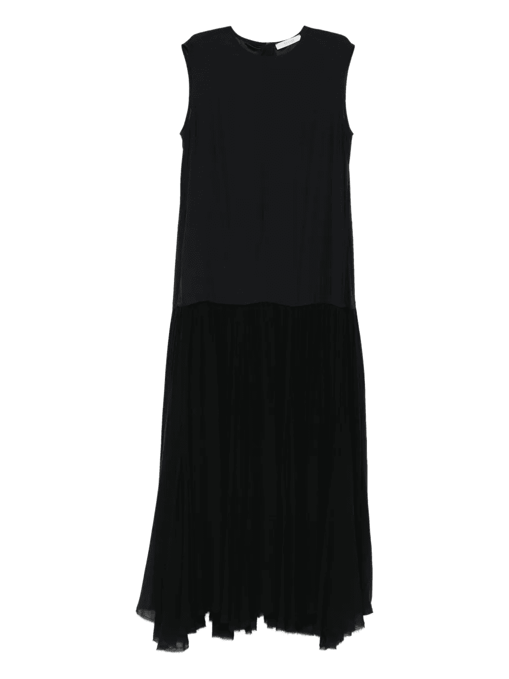 sleeveless pleated dress - Image 1