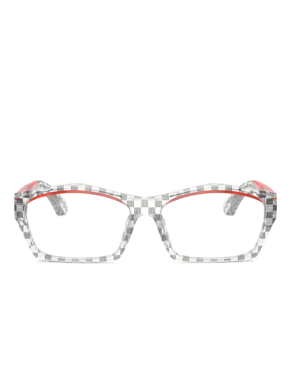 check-pattern glasses - Image 1