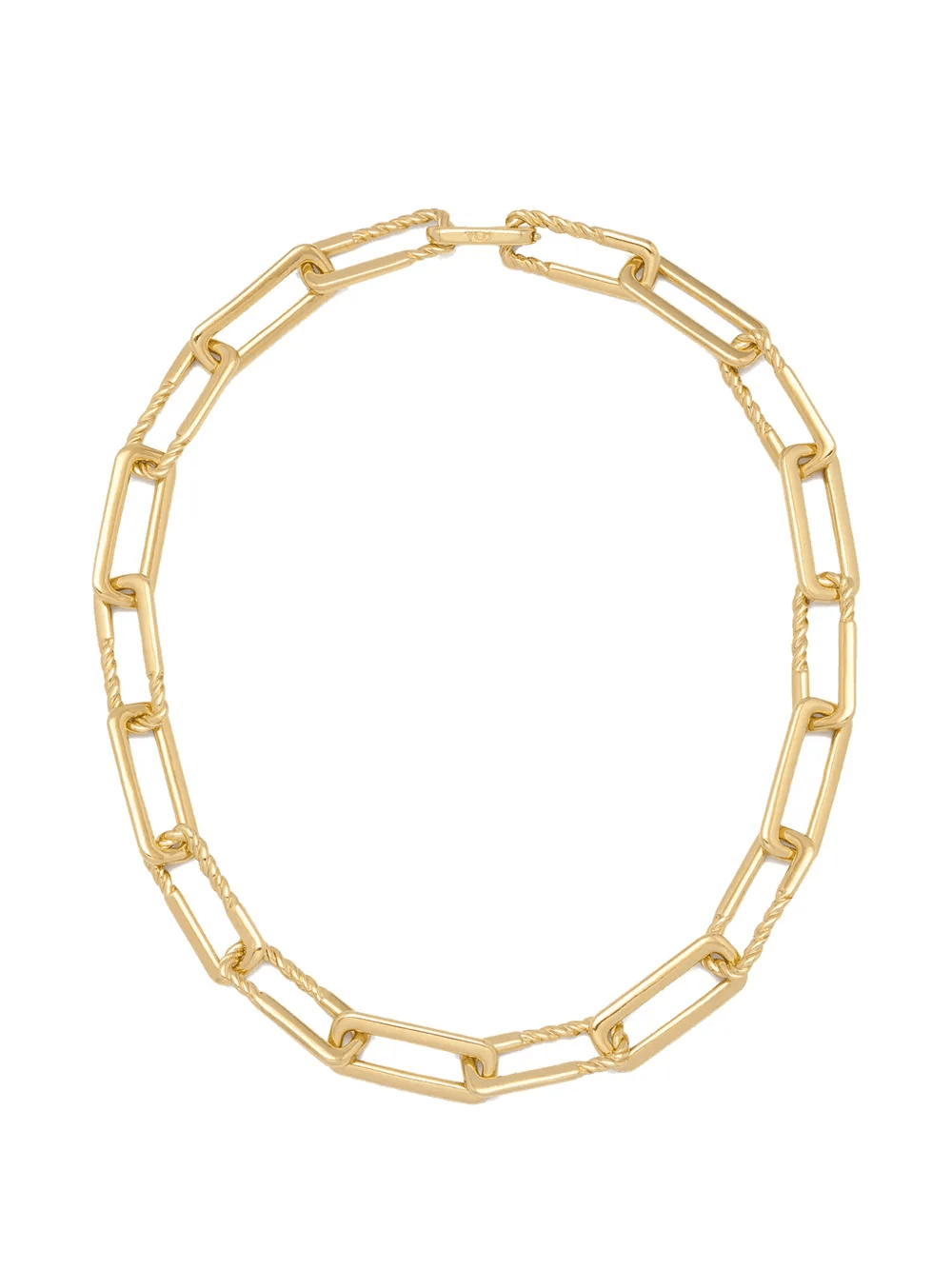 Oto Rope rectangle chain necklace - Image 1