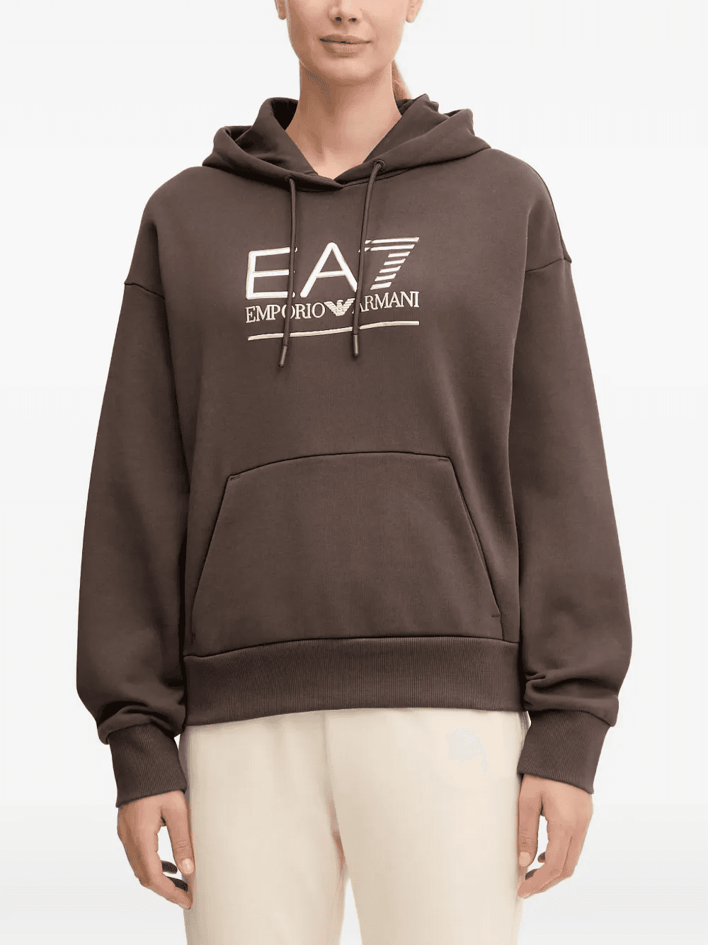 logo-detail hoodie - Image 1