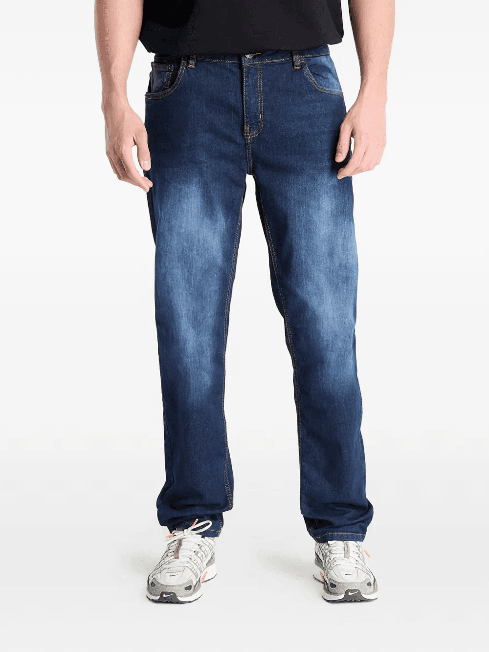 faded-effect jeans - Image 1
