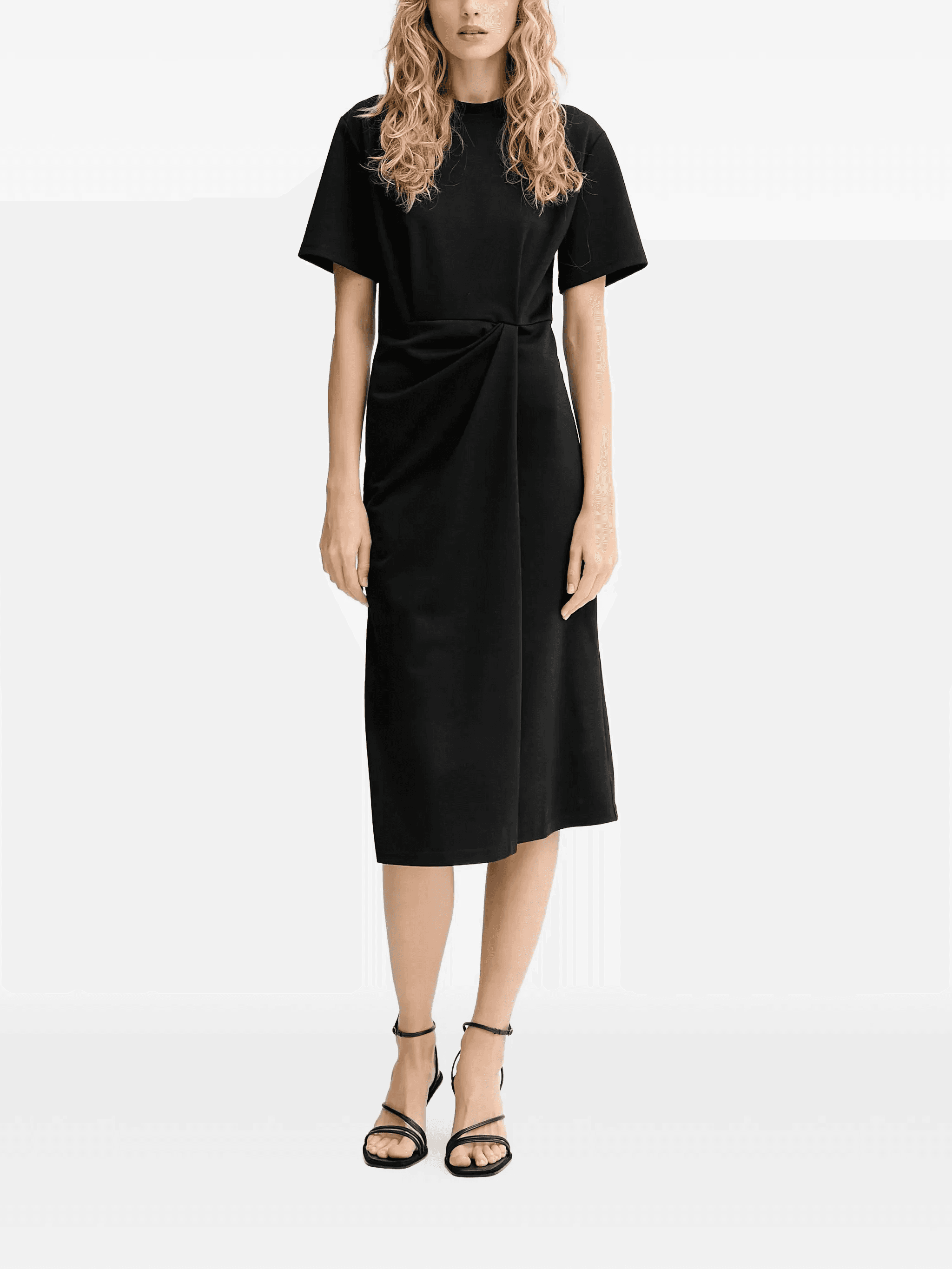 short sleeve midi dress - Image 1