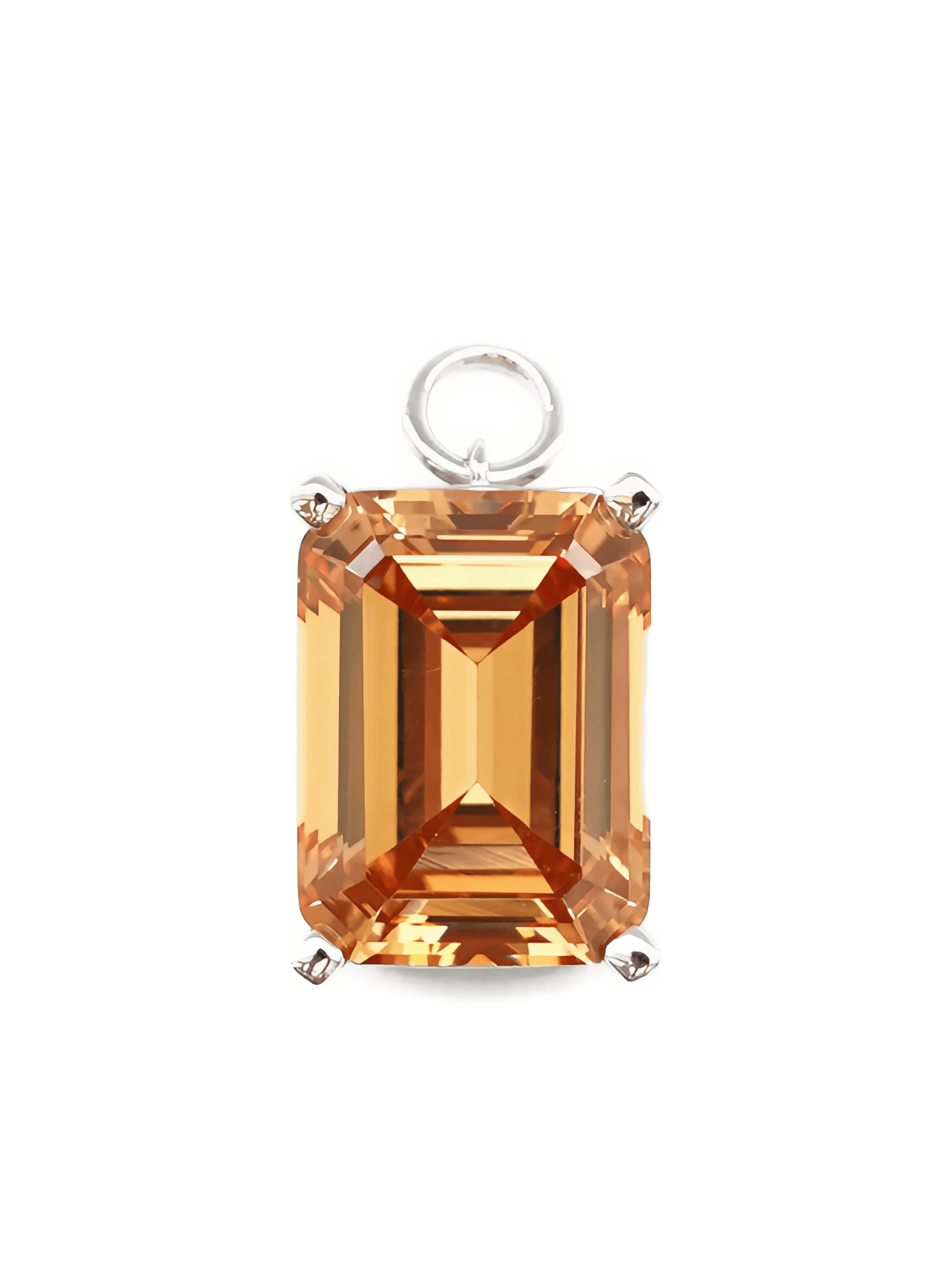 embelished-stone pendant earrings - Image 1