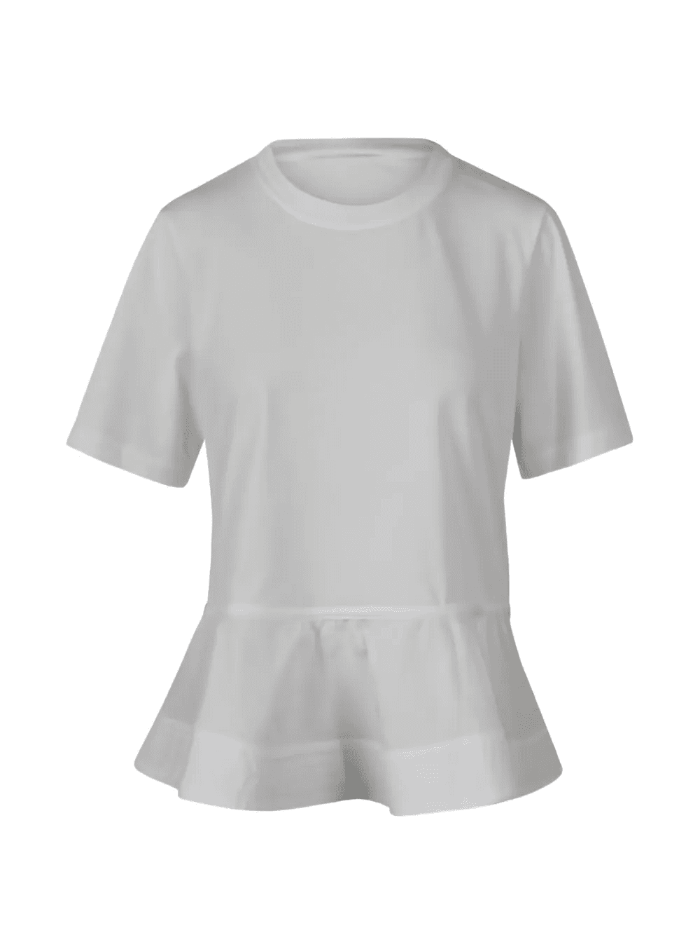 flared-hem T-shirt - Image 1