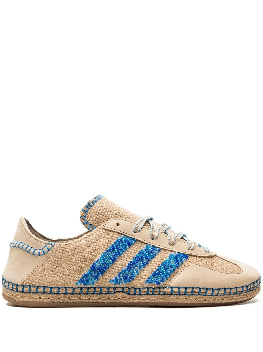 x CLOT Gazelle "Linen Khaki/Light Blue" sneakers - Image 1