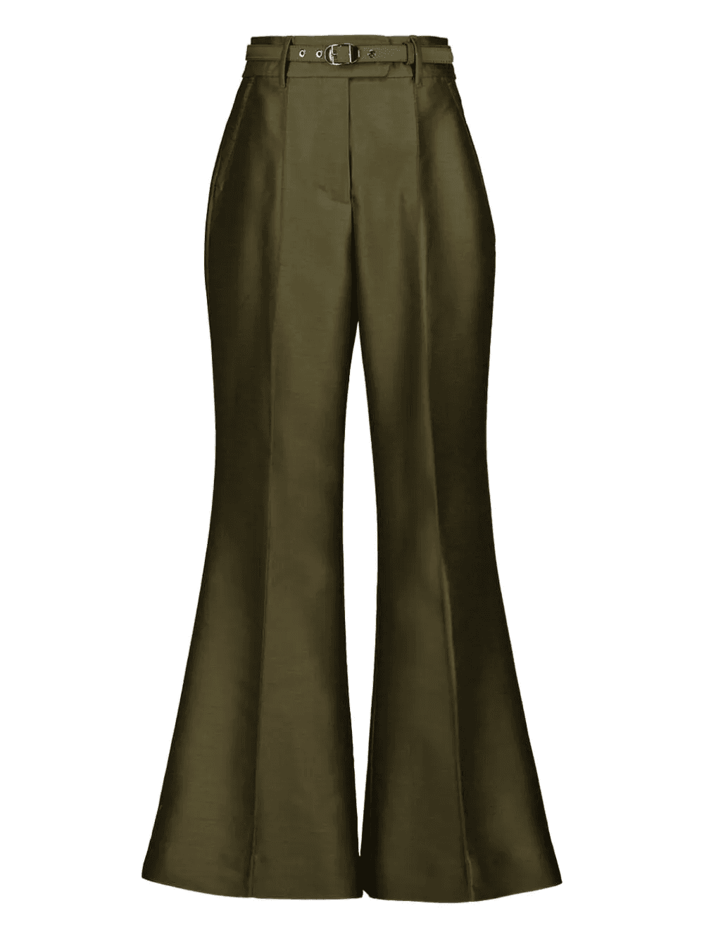 Rebellion structured flare trousers - Image 1