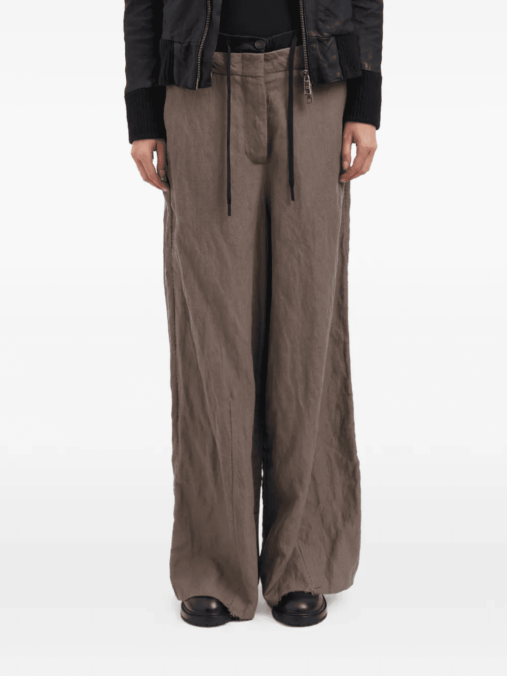 wide-leg wool trousers - Image 1