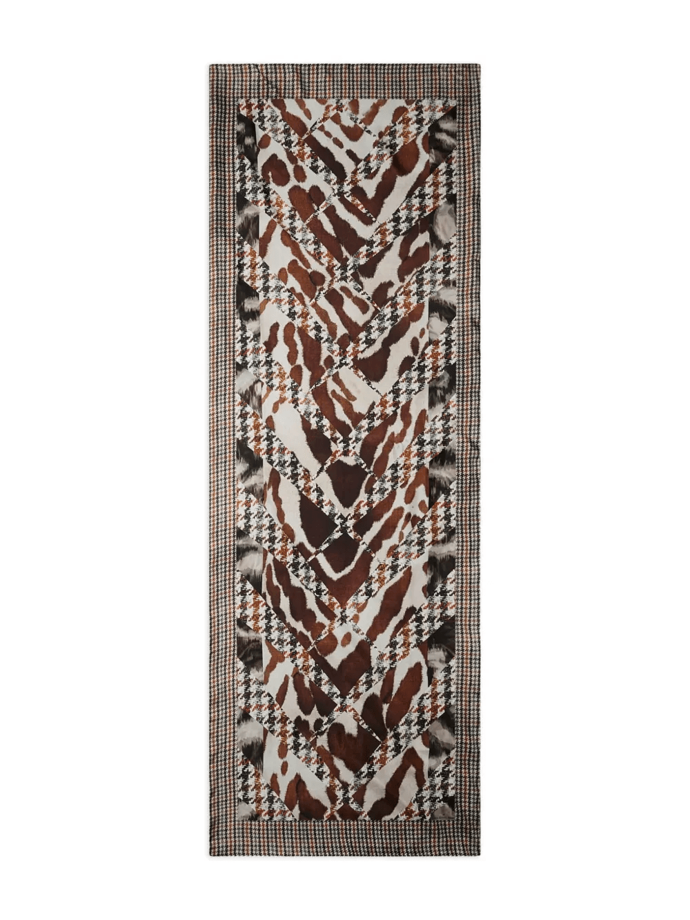 houndstooth-pattern scarf - Image 1