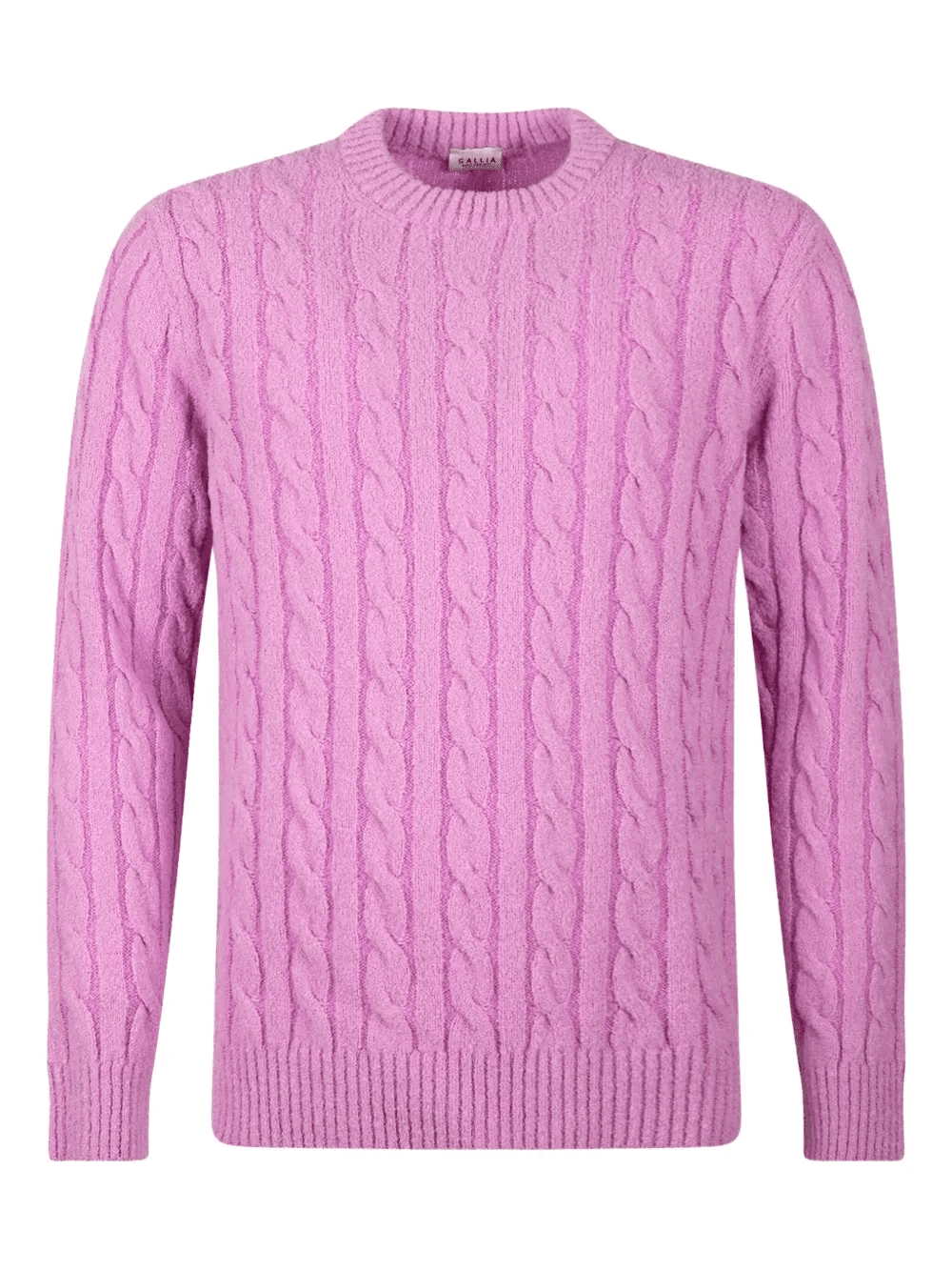 cable-knit crew neck sweater - Image 1