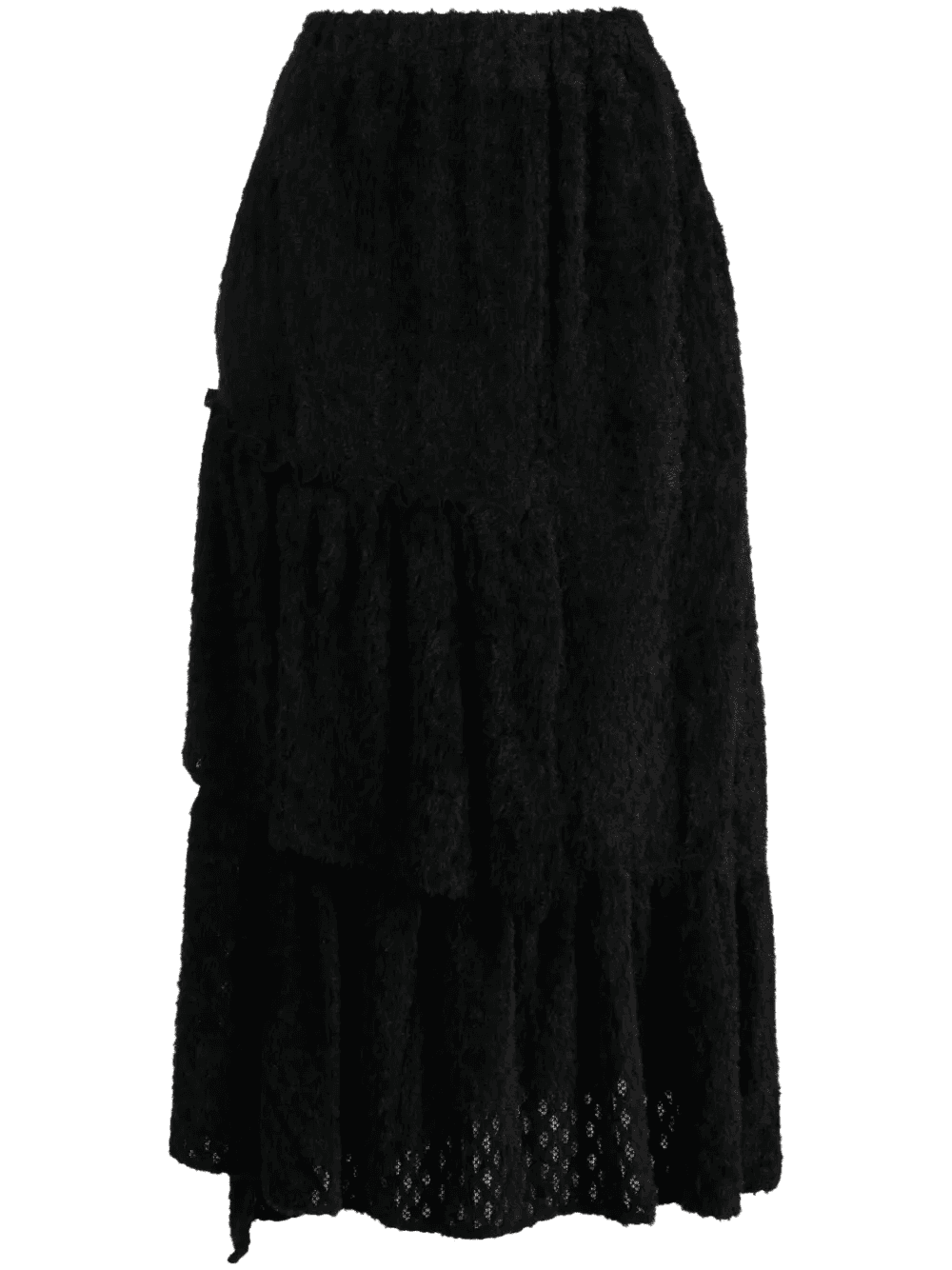 tiered A-line midi skirt - Image 1