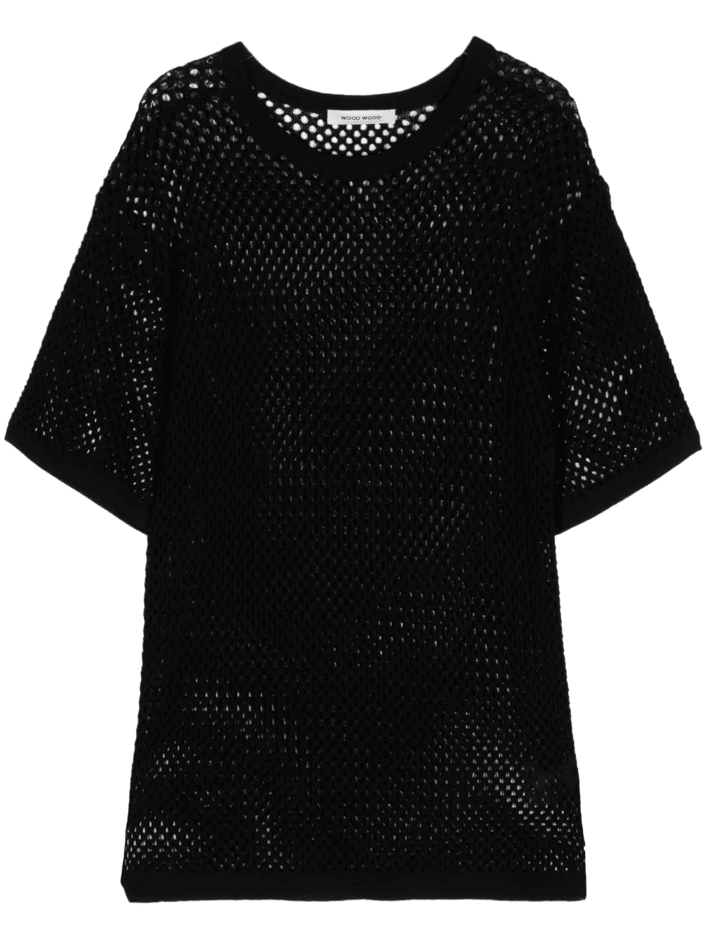 round-neck knit T-shirt - Image 1