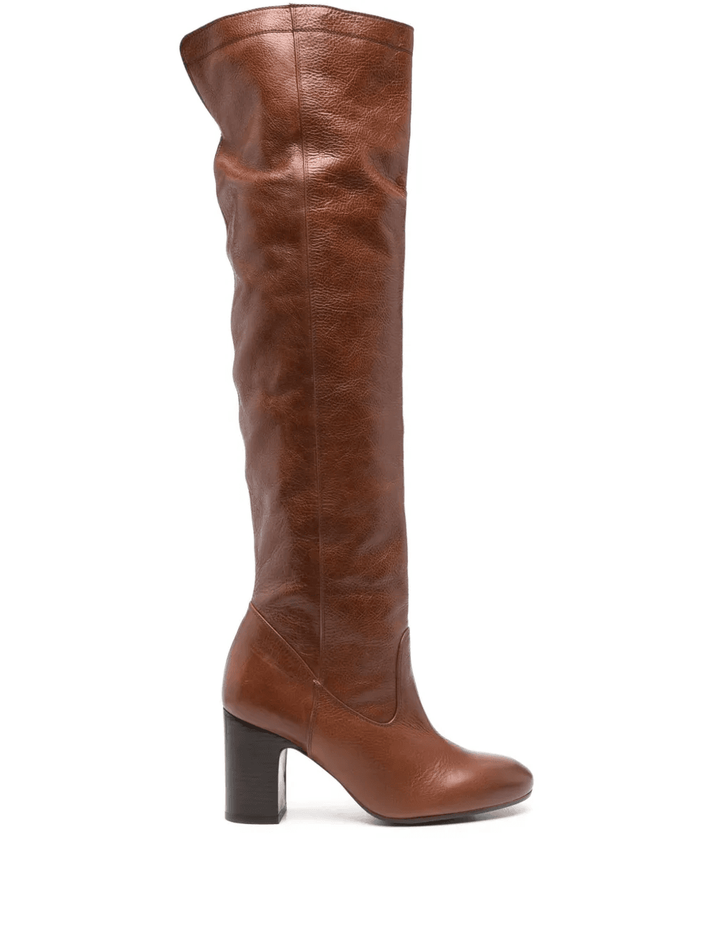 80mm leather knee-high boots - Image 1