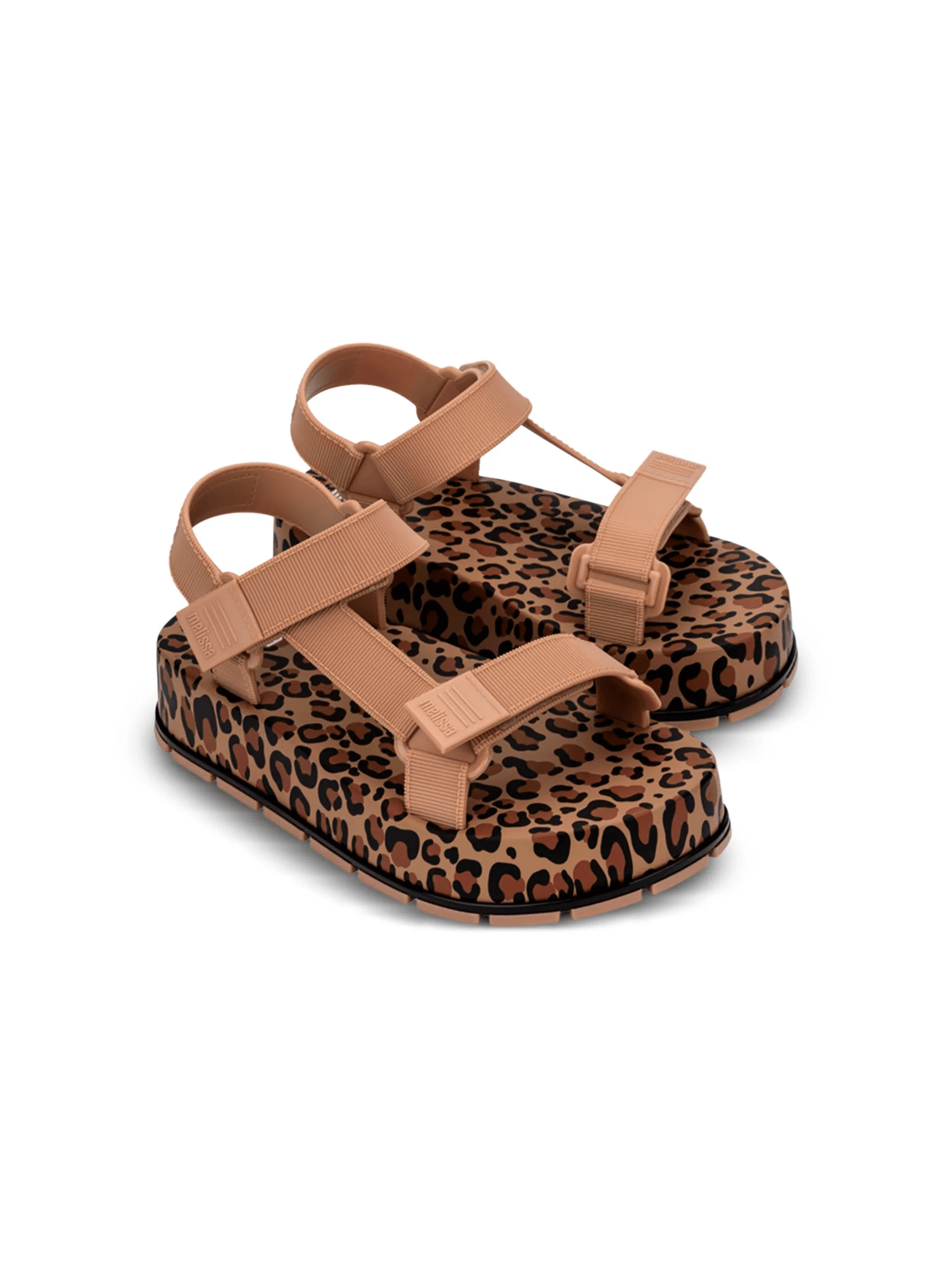 animal-print sandals - Image 1