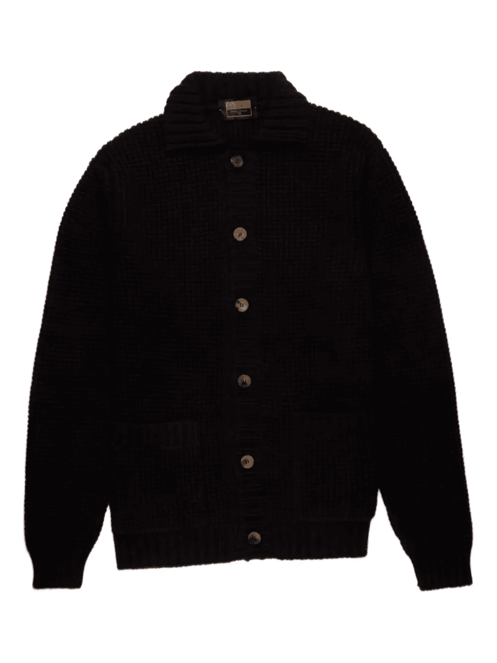 button shawl-collar cardigan - Image 1