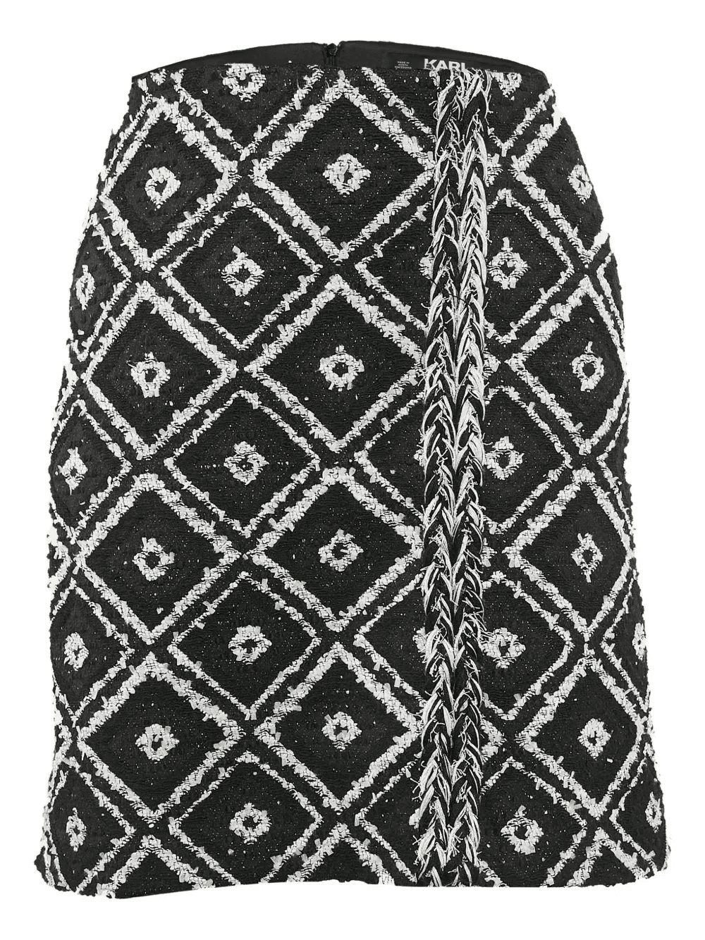 tweed geometric skirt - Image 1