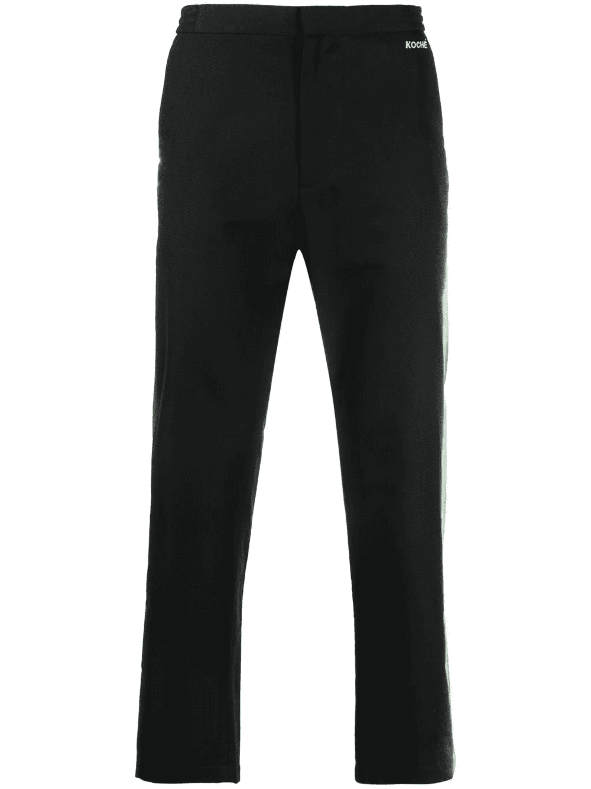 side-stripe straight-leg trousers - Image 1
