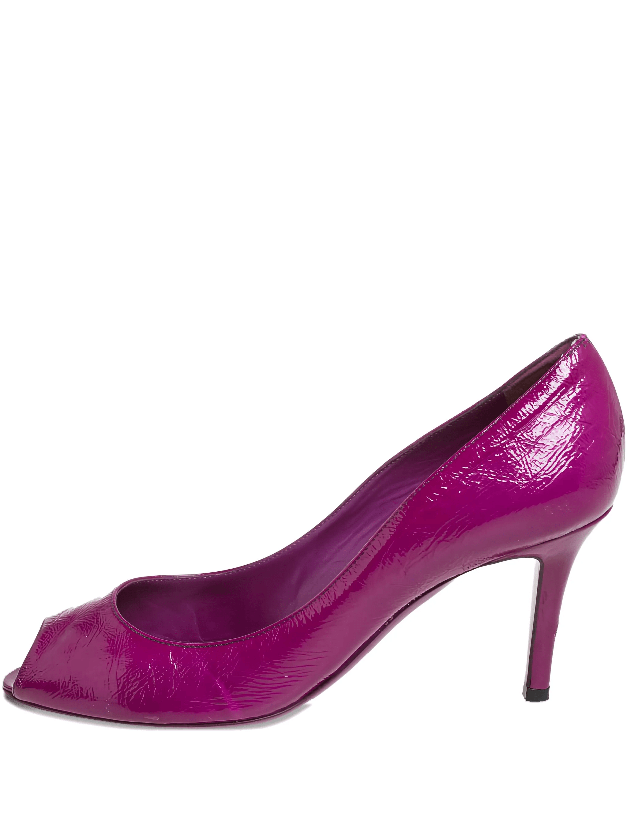 2023 pre-owned 75mm peep-toe pumps - Image 1