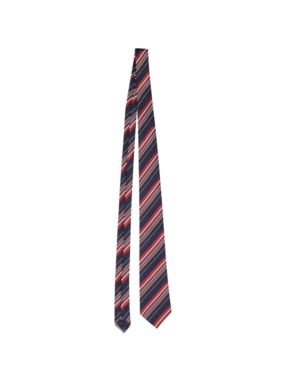 striped silk tie - Image 1