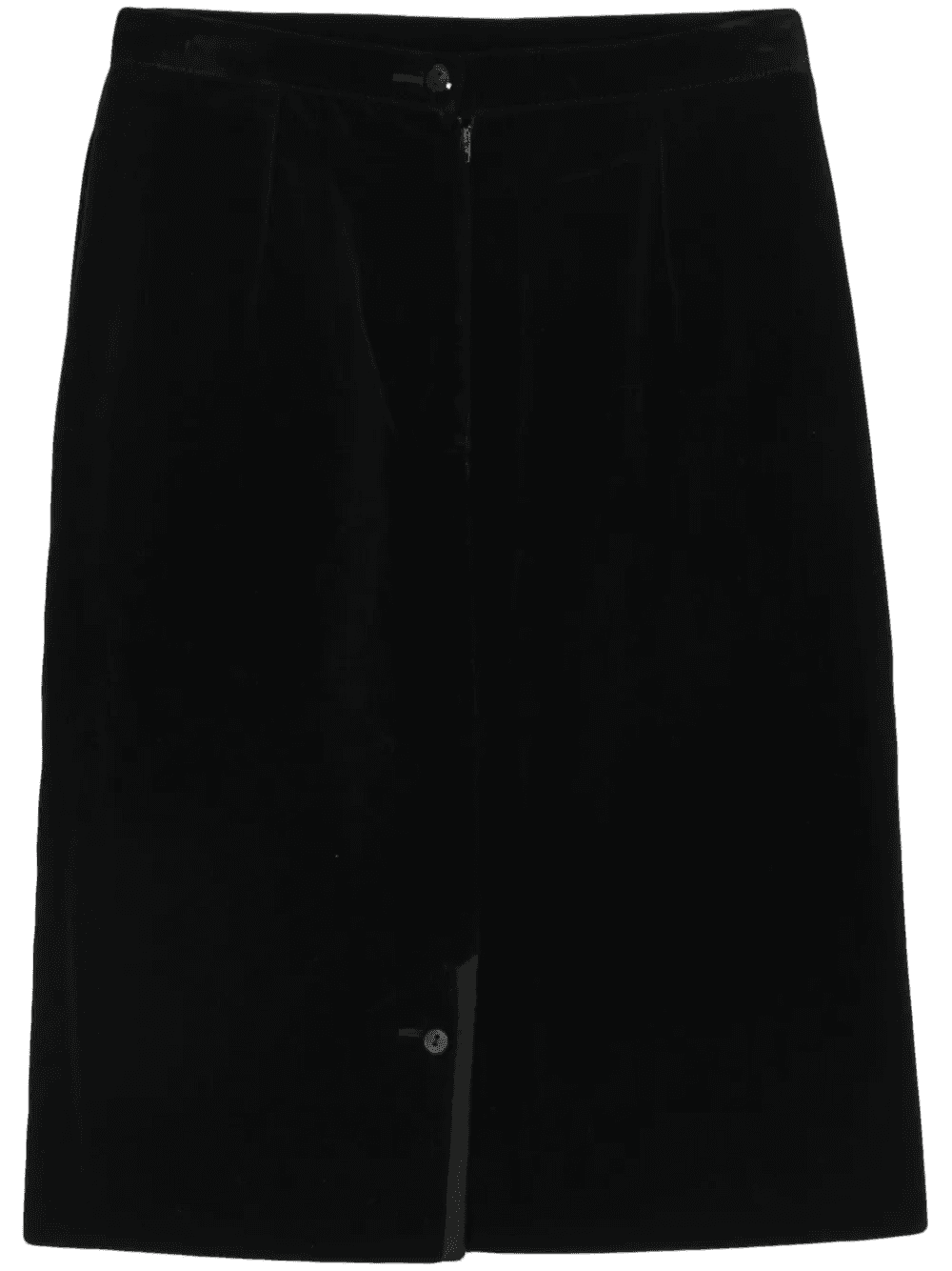 1980s cotton pencil skirt - Image 1