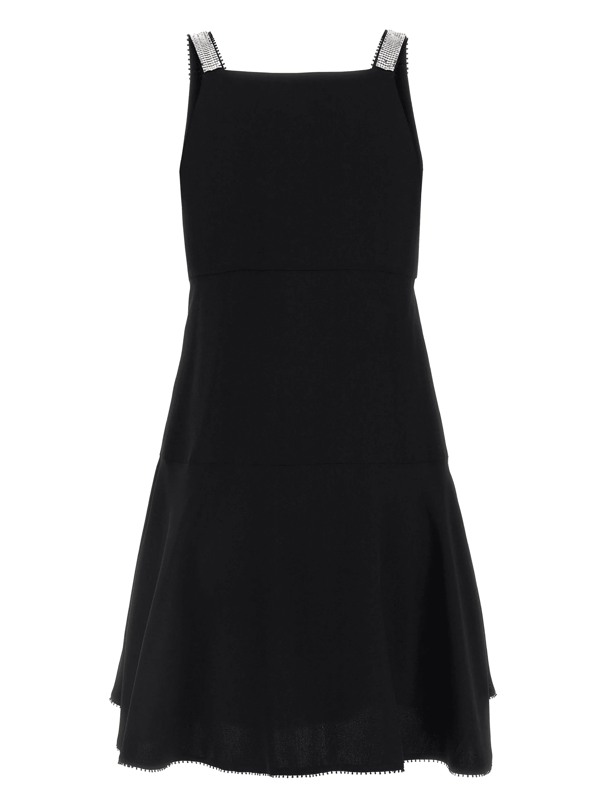 crystal-embellishment mini dress - Image 1