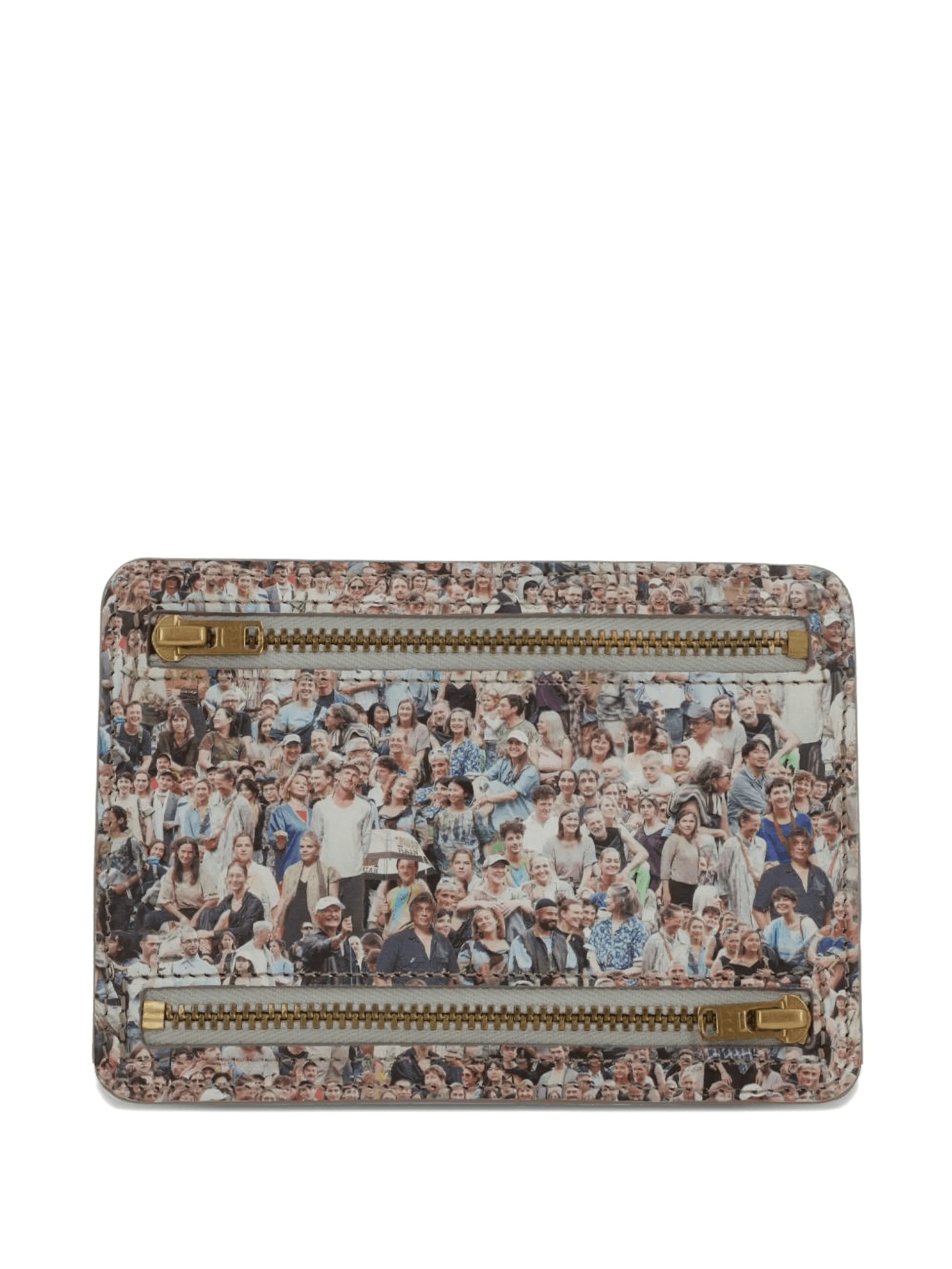 small faces-print clutch bag - Image 1
