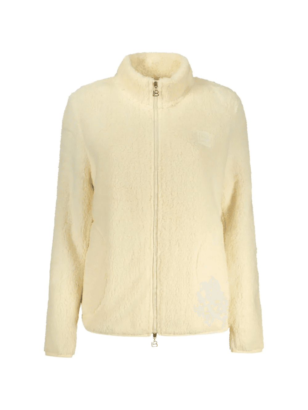 fleece-texture zip-up jacket - Image 1