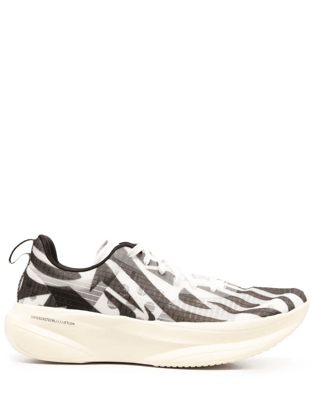 BRAND BLACK graphic-print low-top sneakers - Image 1