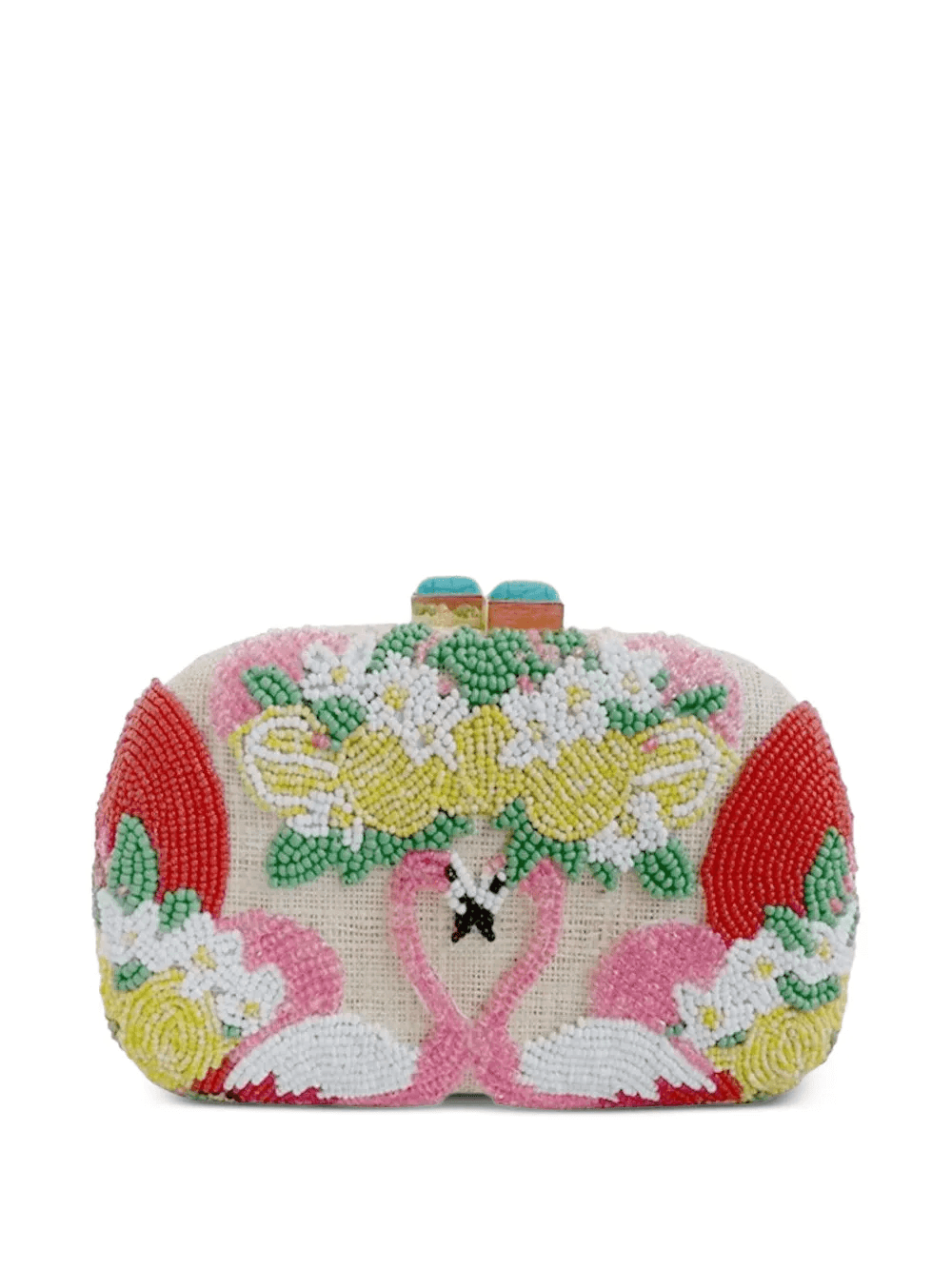 Mia Flamingo clutch bag - Image 1