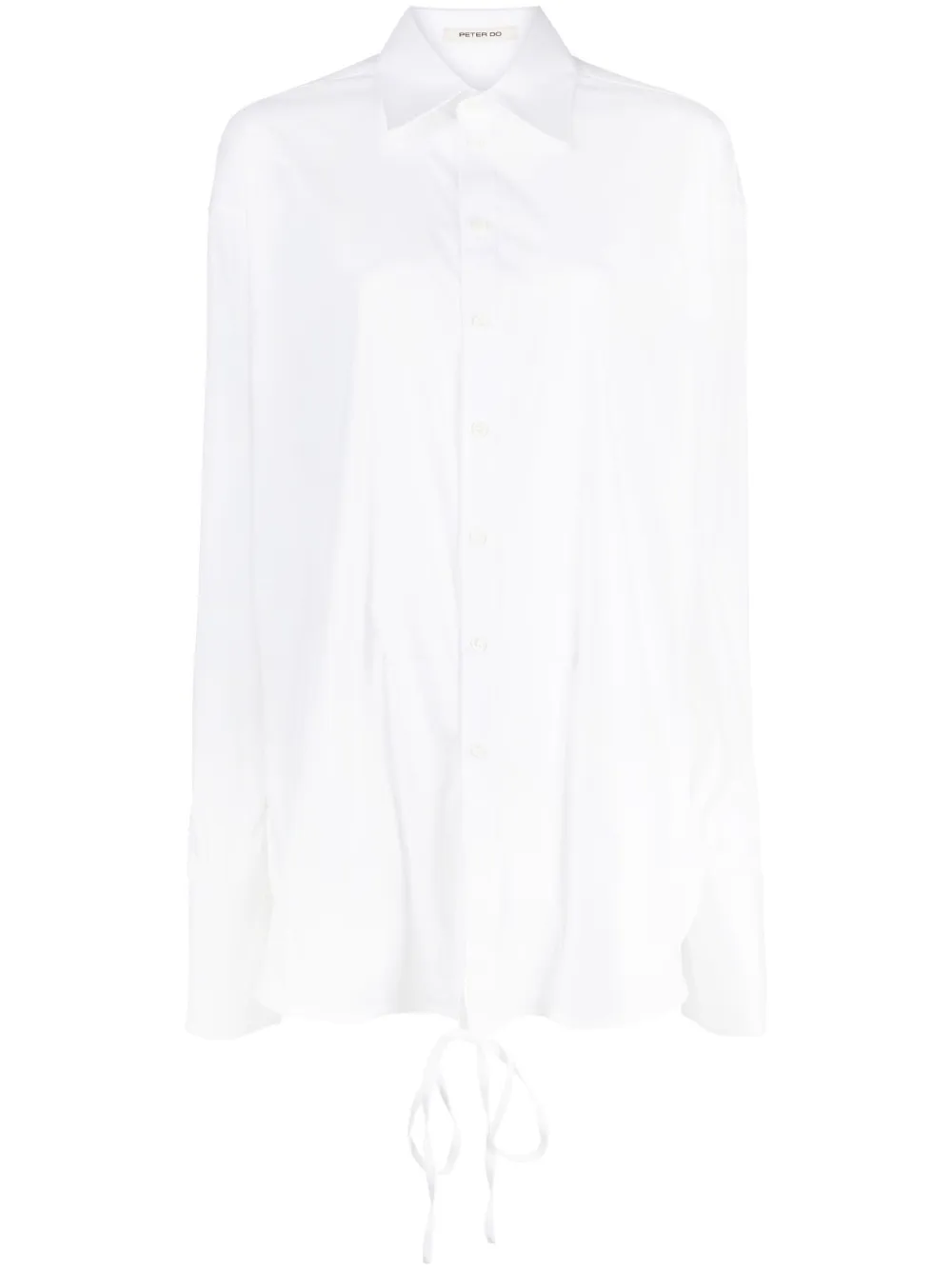 drop-shoulder long-sleeve shirt - Image 1