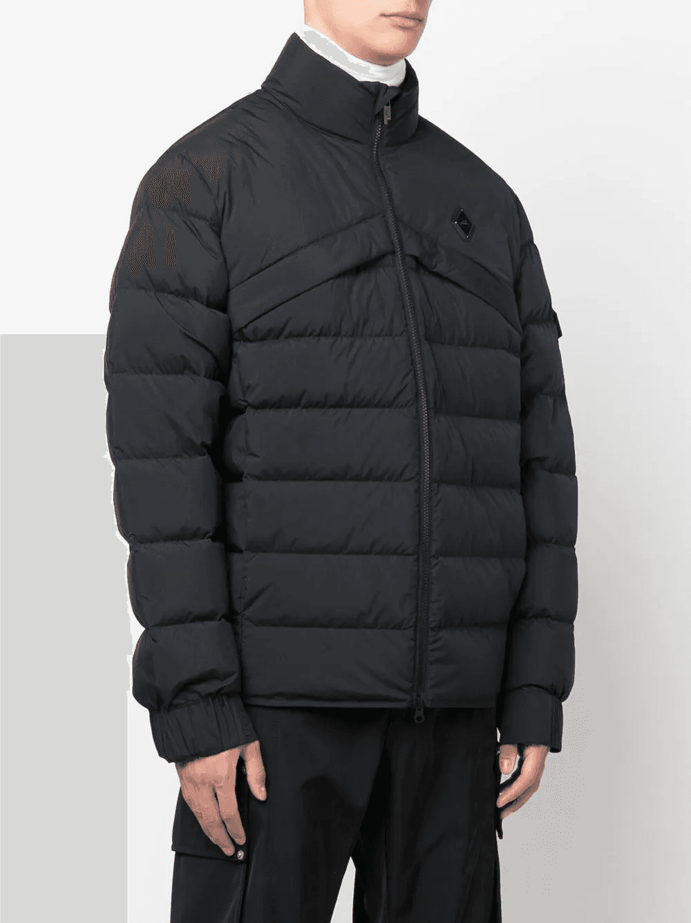 logo-print padded jacket — Image 4