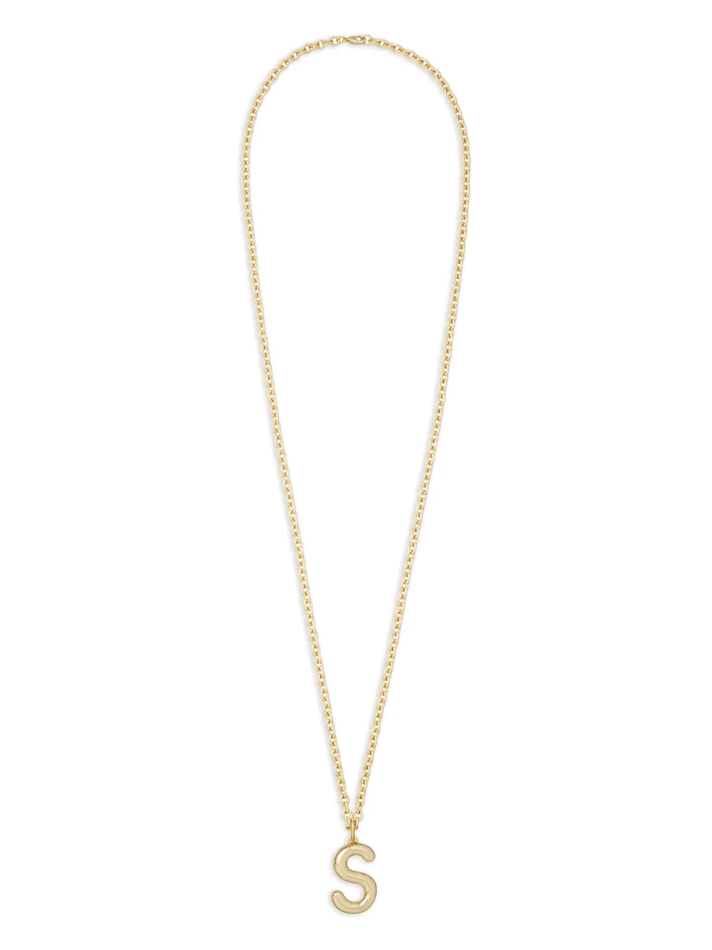 Big Puffy Initial necklace - Image 1