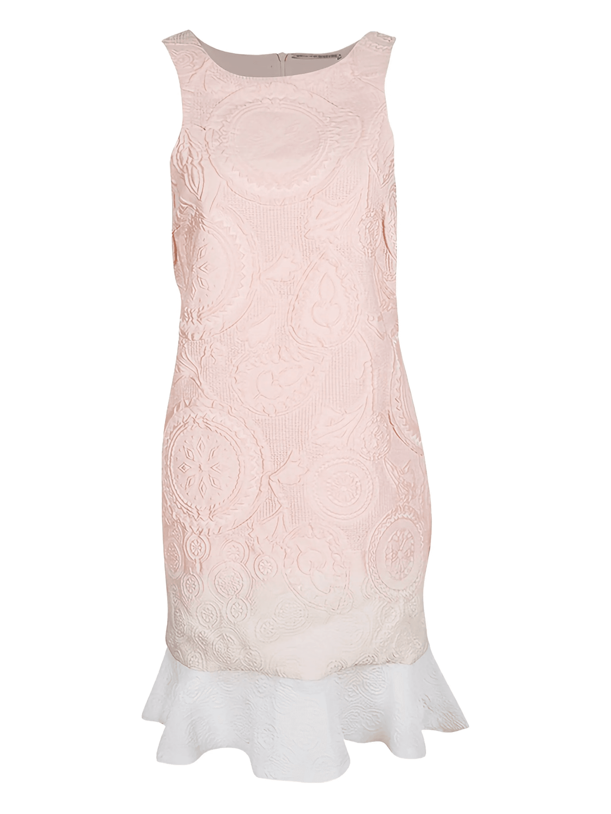 jacquard ruffled dress - Image 1