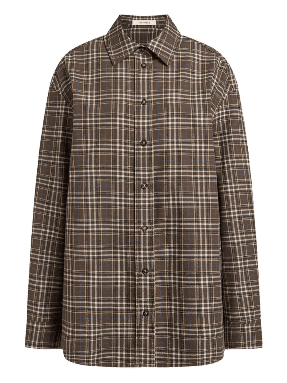 checked flannel shirt - Image 1