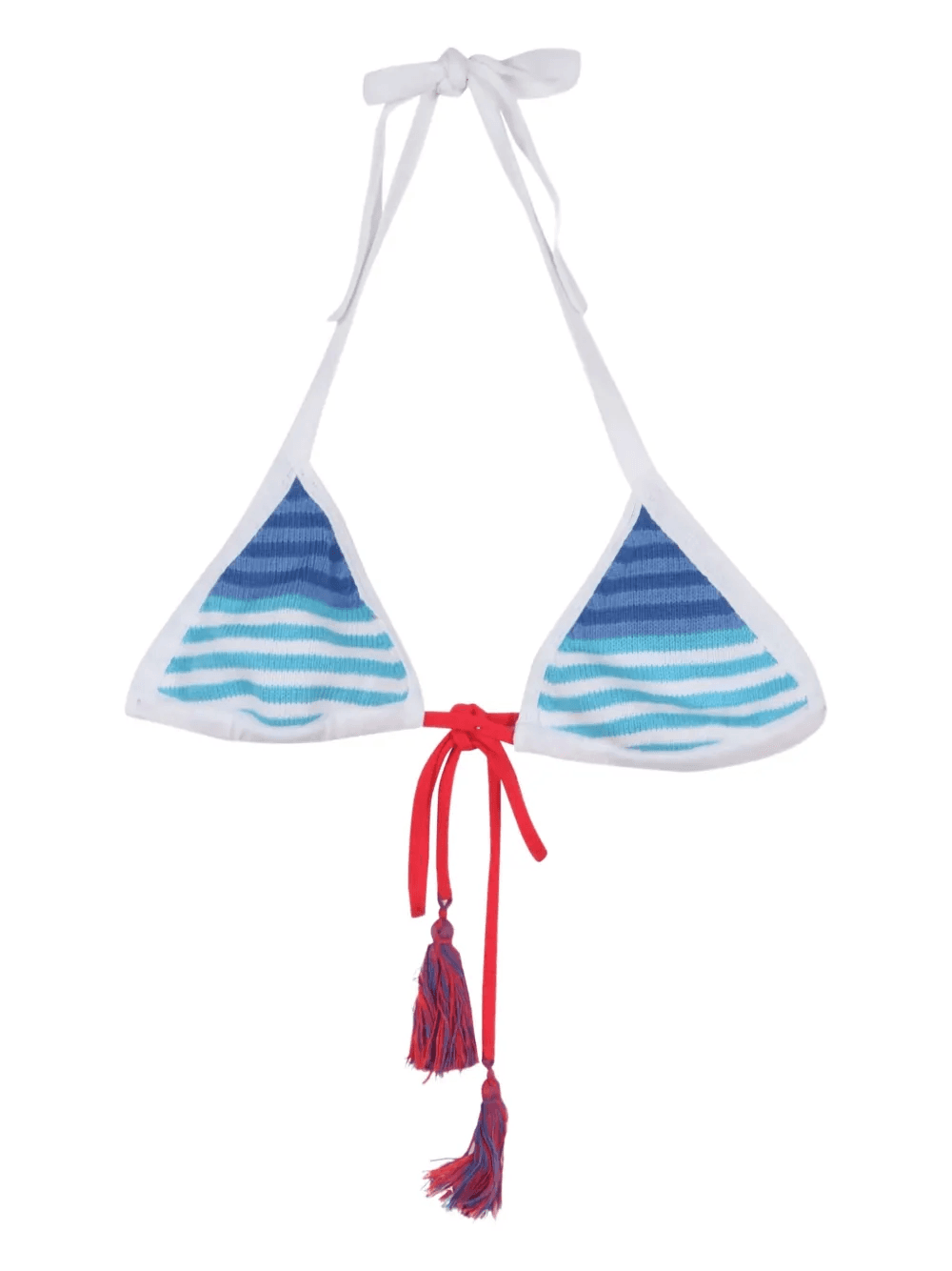 striped tassel-detail beachwear - Image 1
