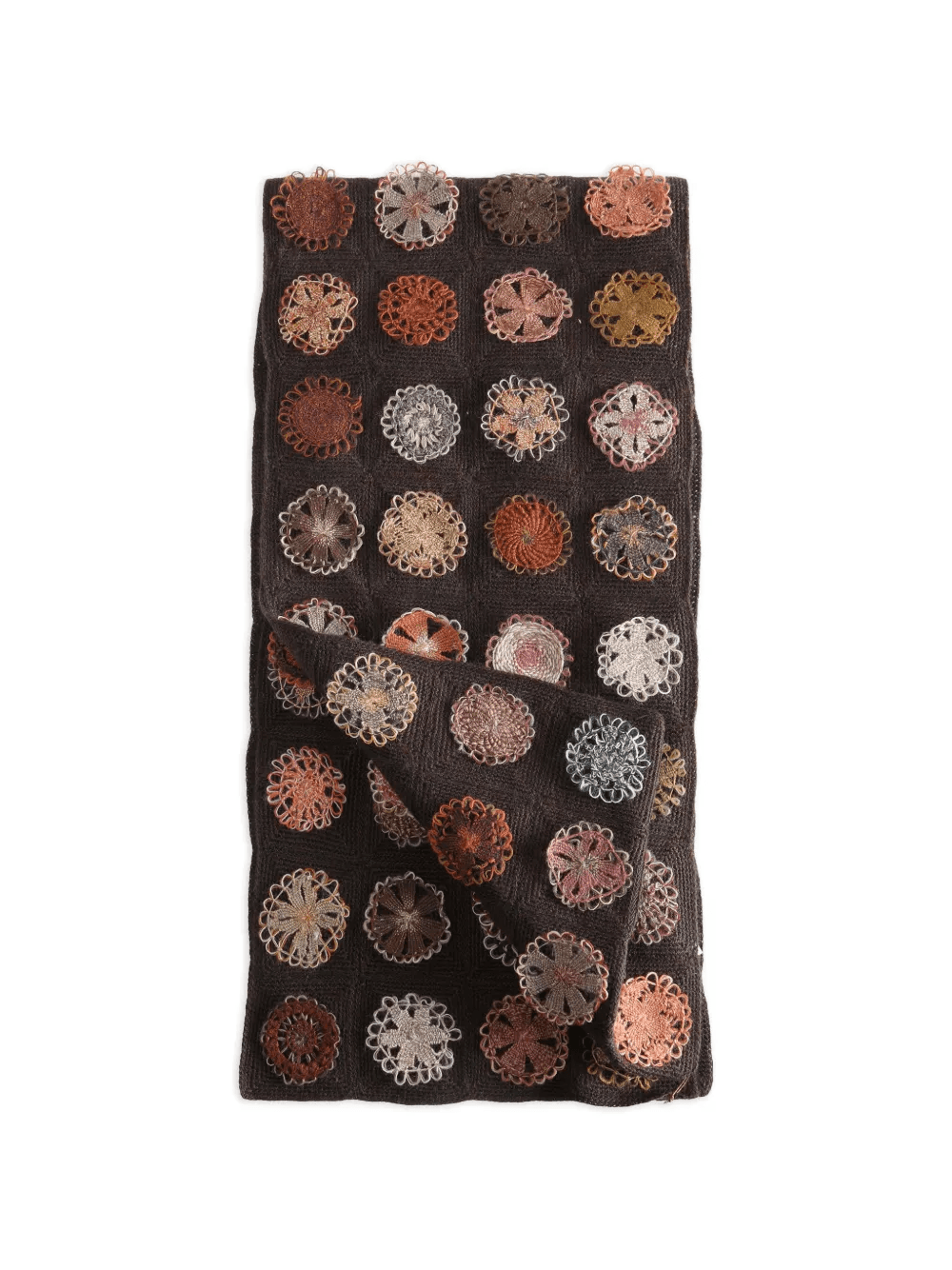 floral wool scarf - Image 1