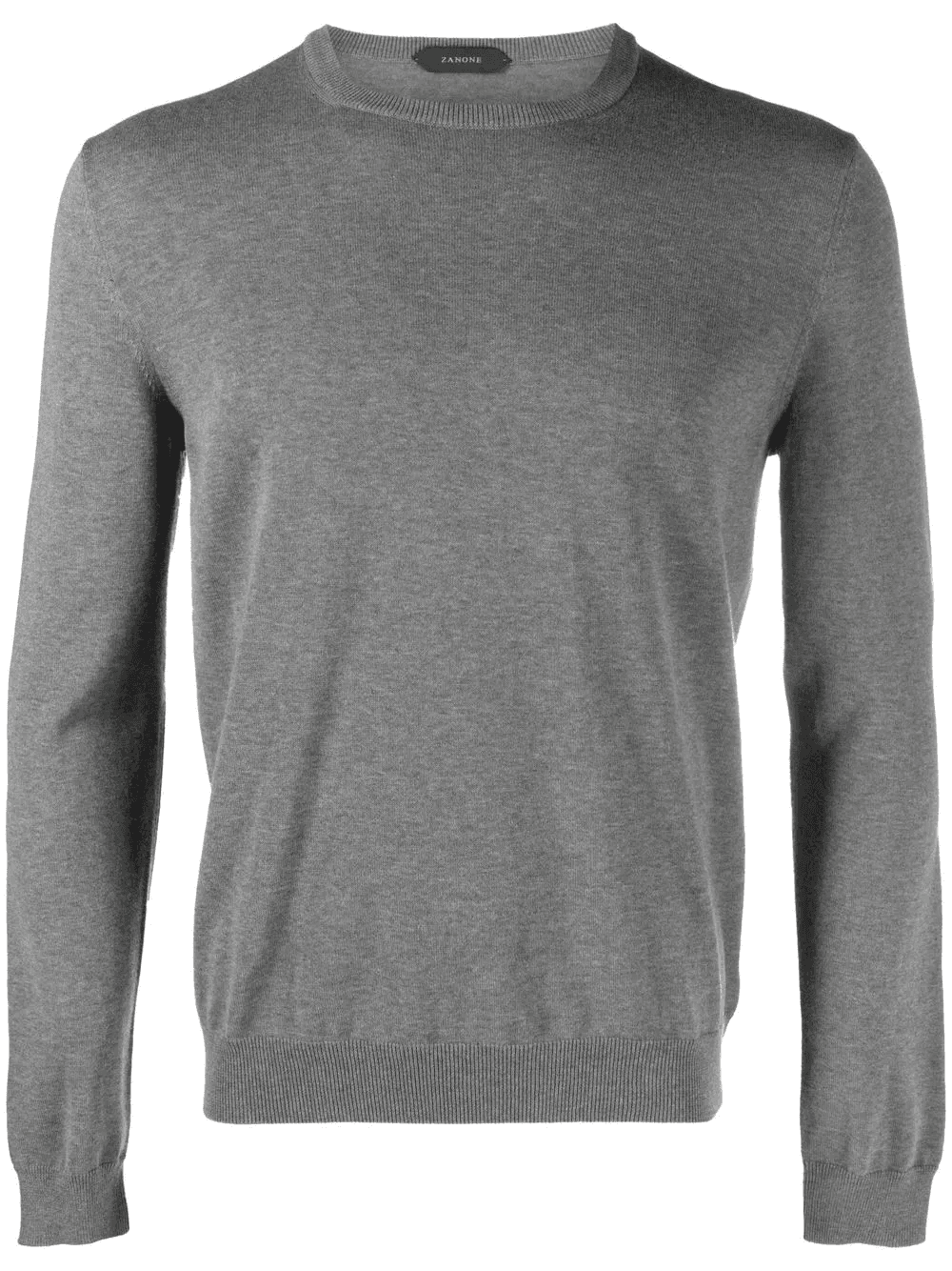 crew-neck knitted jumper - Image 1