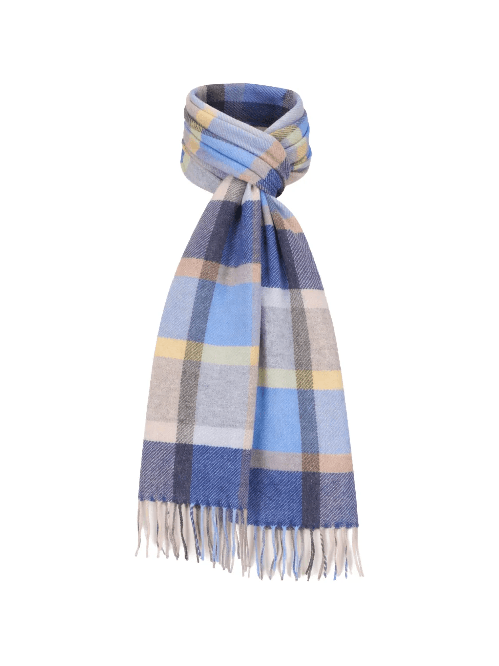 plaid cashmere scarf - Image 1