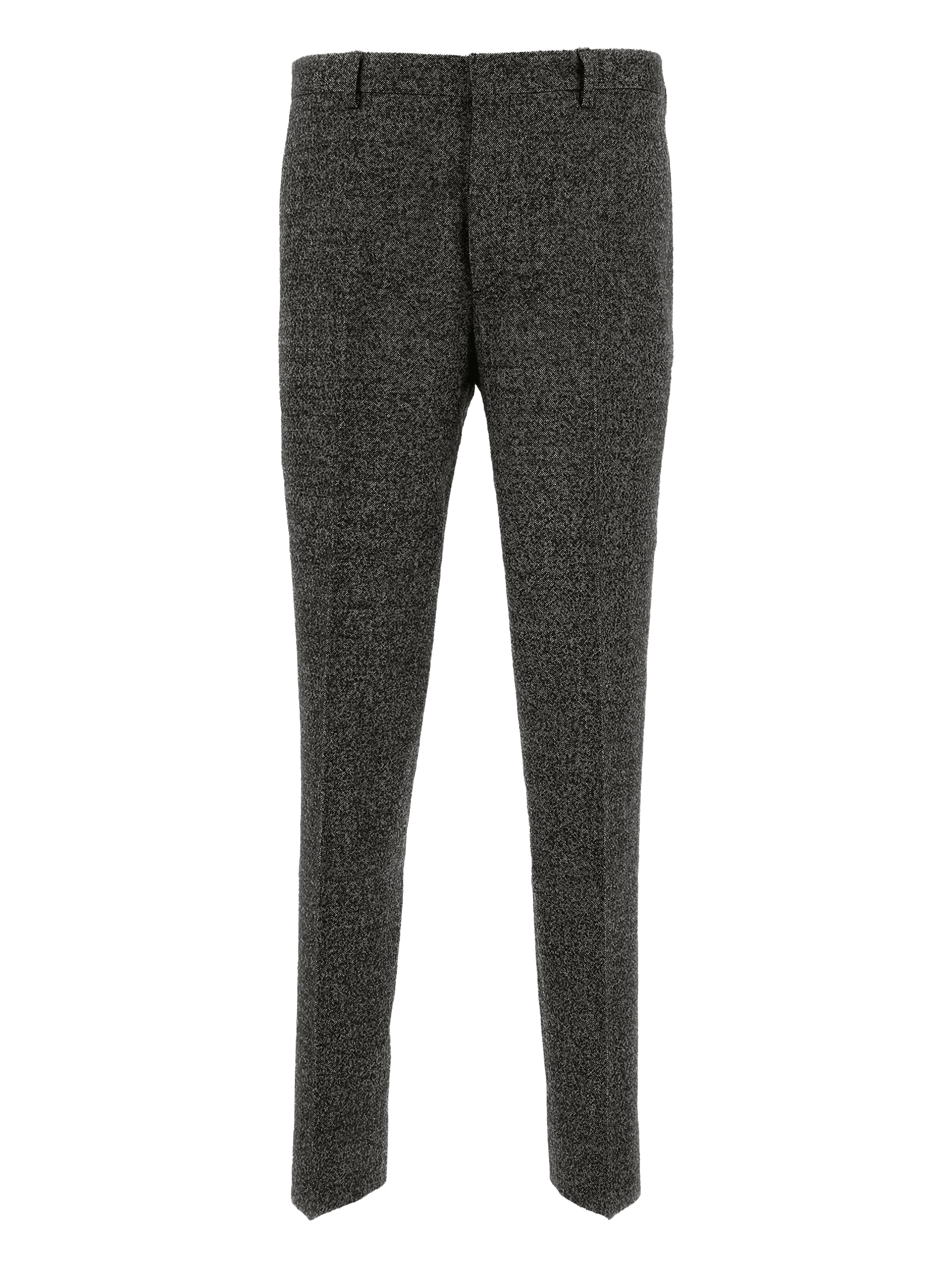 pleated wool trousers - Image 1