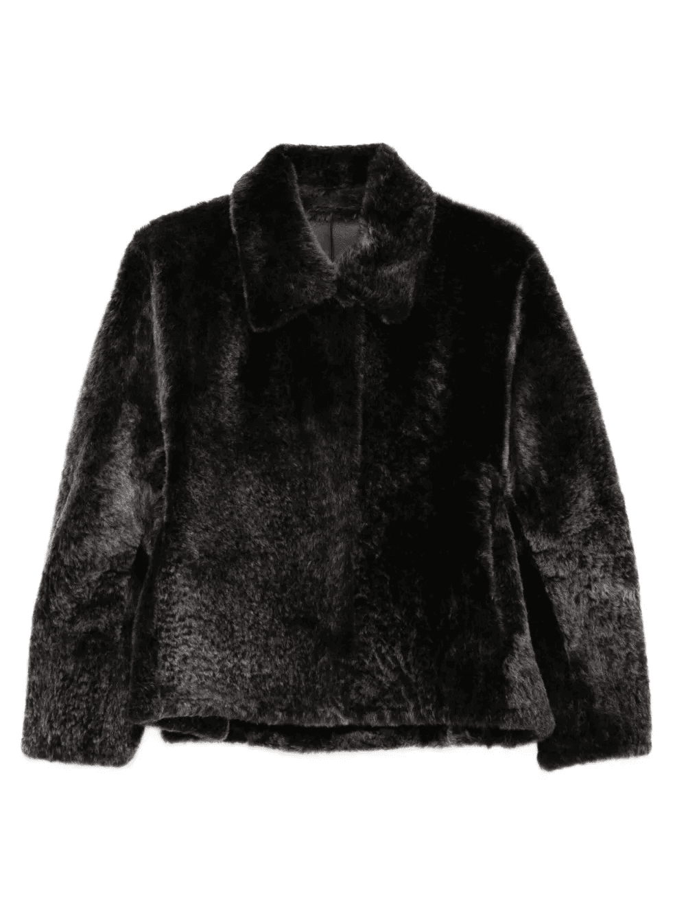 shearling cropped coat - Image 1