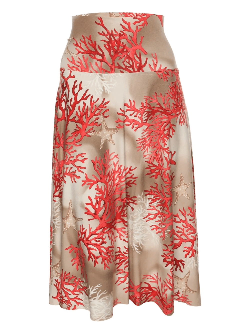 printed jersey midi skirt - Image 1