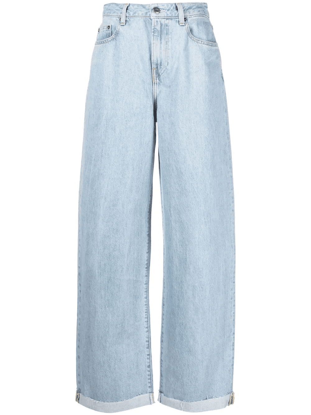 high-waist wide-leg jeans - Image 1