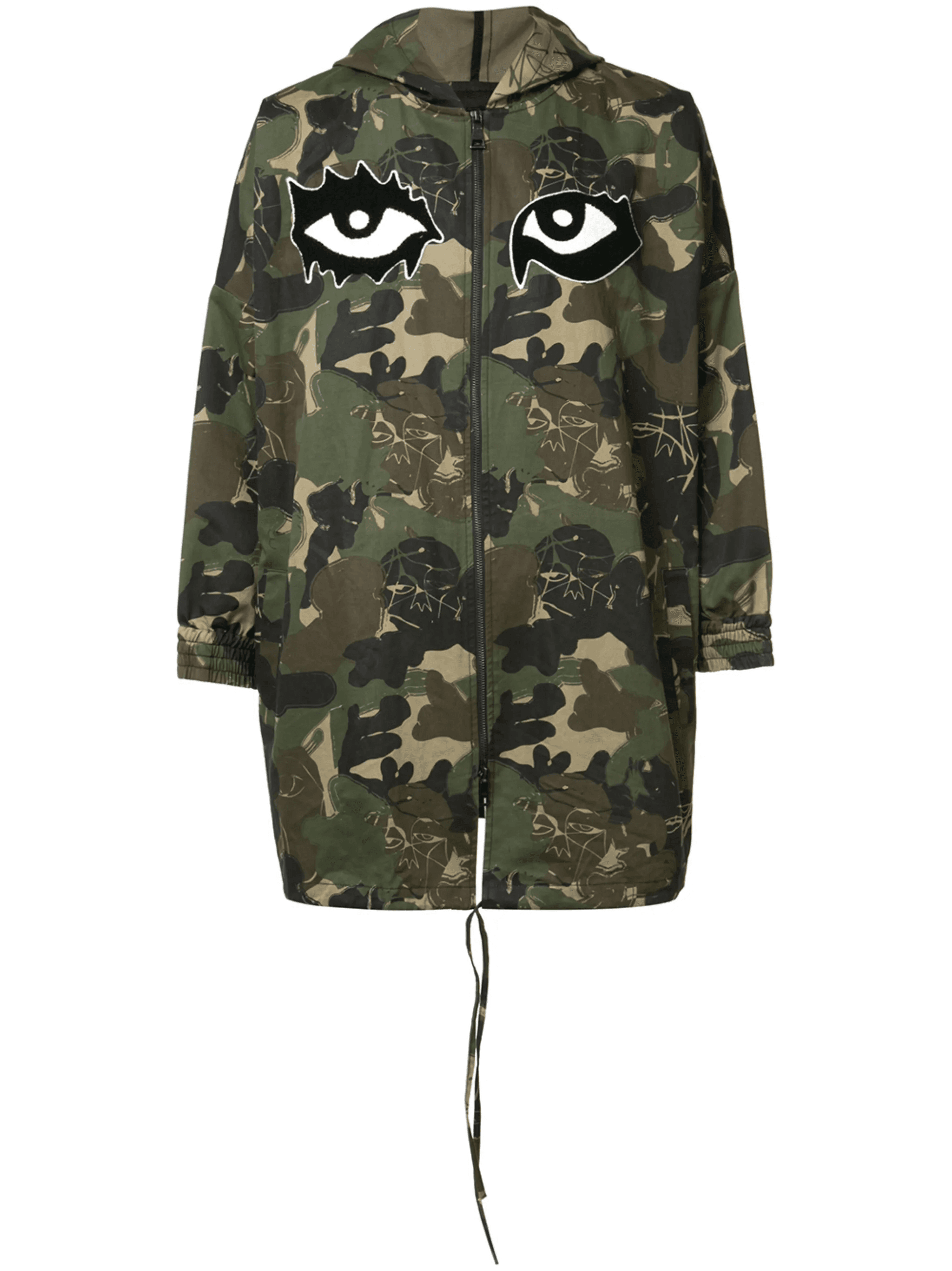 camouflage print coat - Image 1