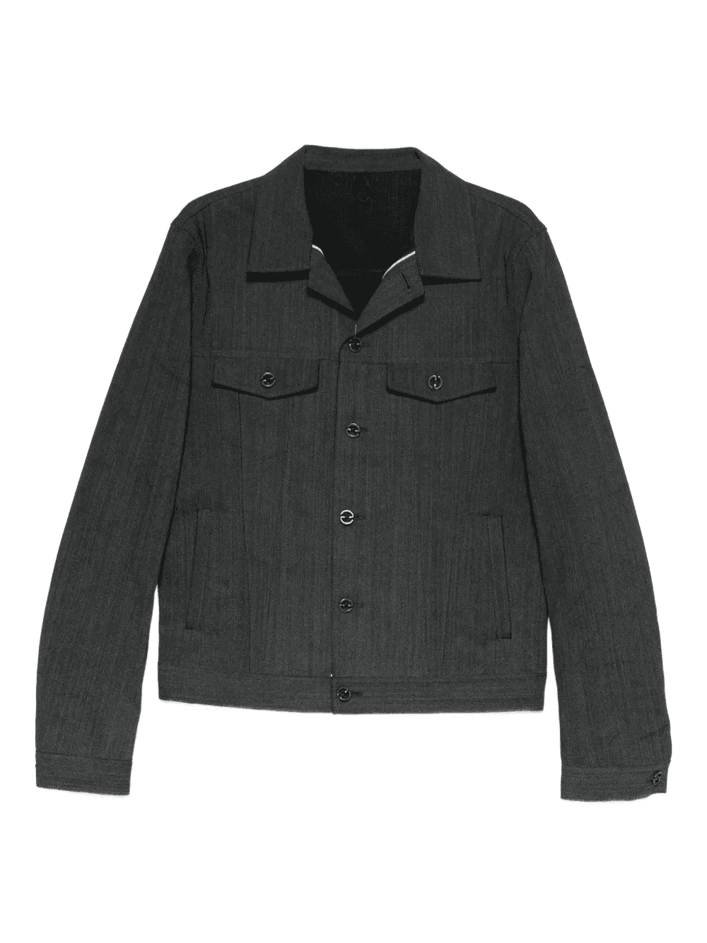 buttoned shirt jacket - Image 1