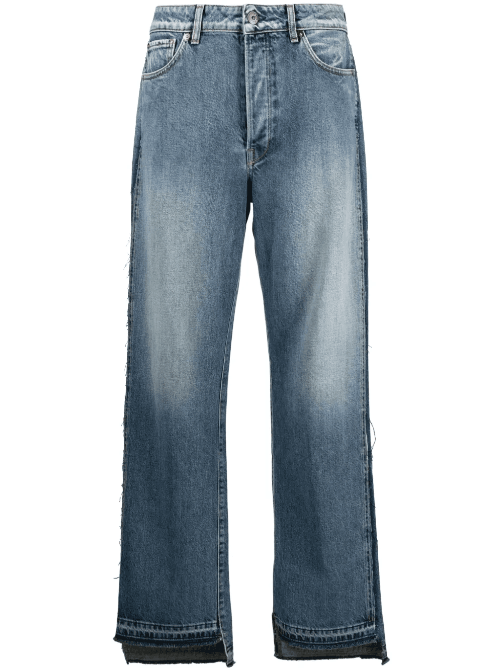 mid-rise wide-leg jeans - Image 1