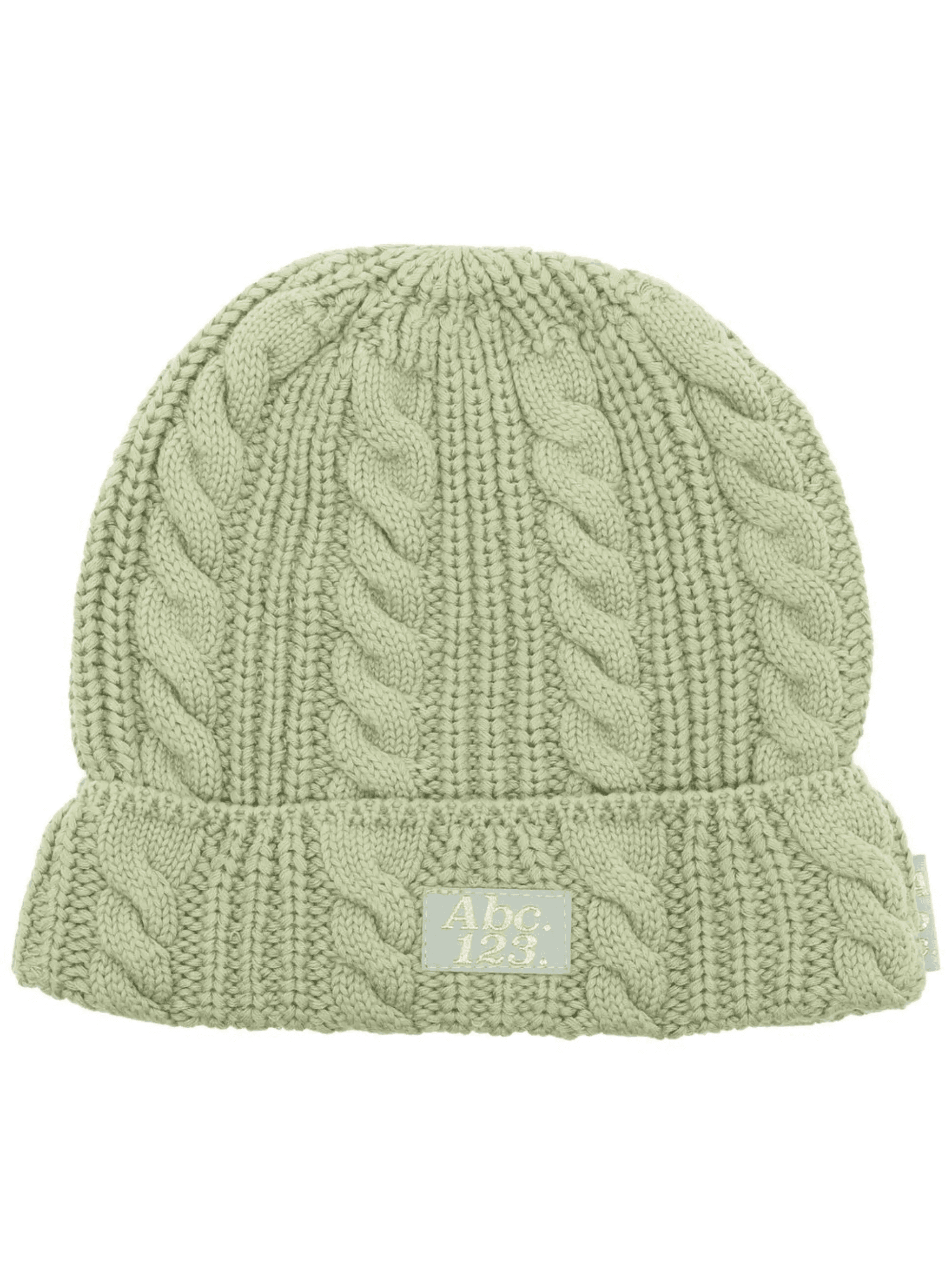 logo-patch chunky-knit beanie - Image 1