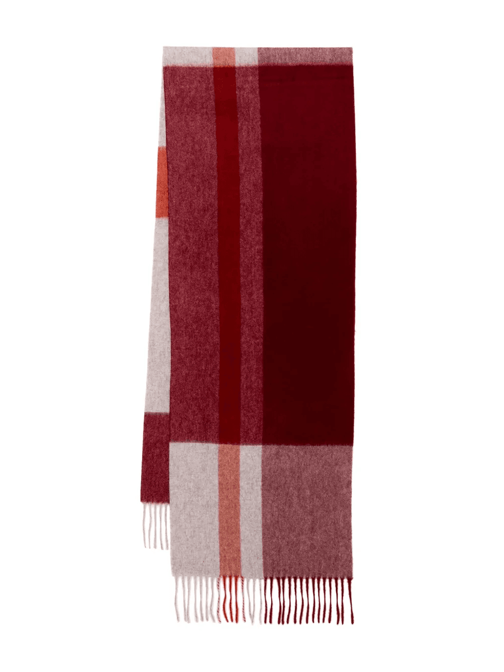 cashmere checked scarf - Image 1