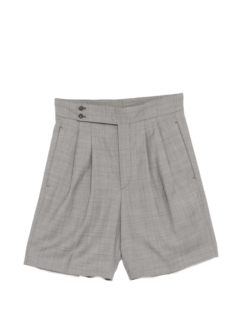plaid tailored shorts - Image 1