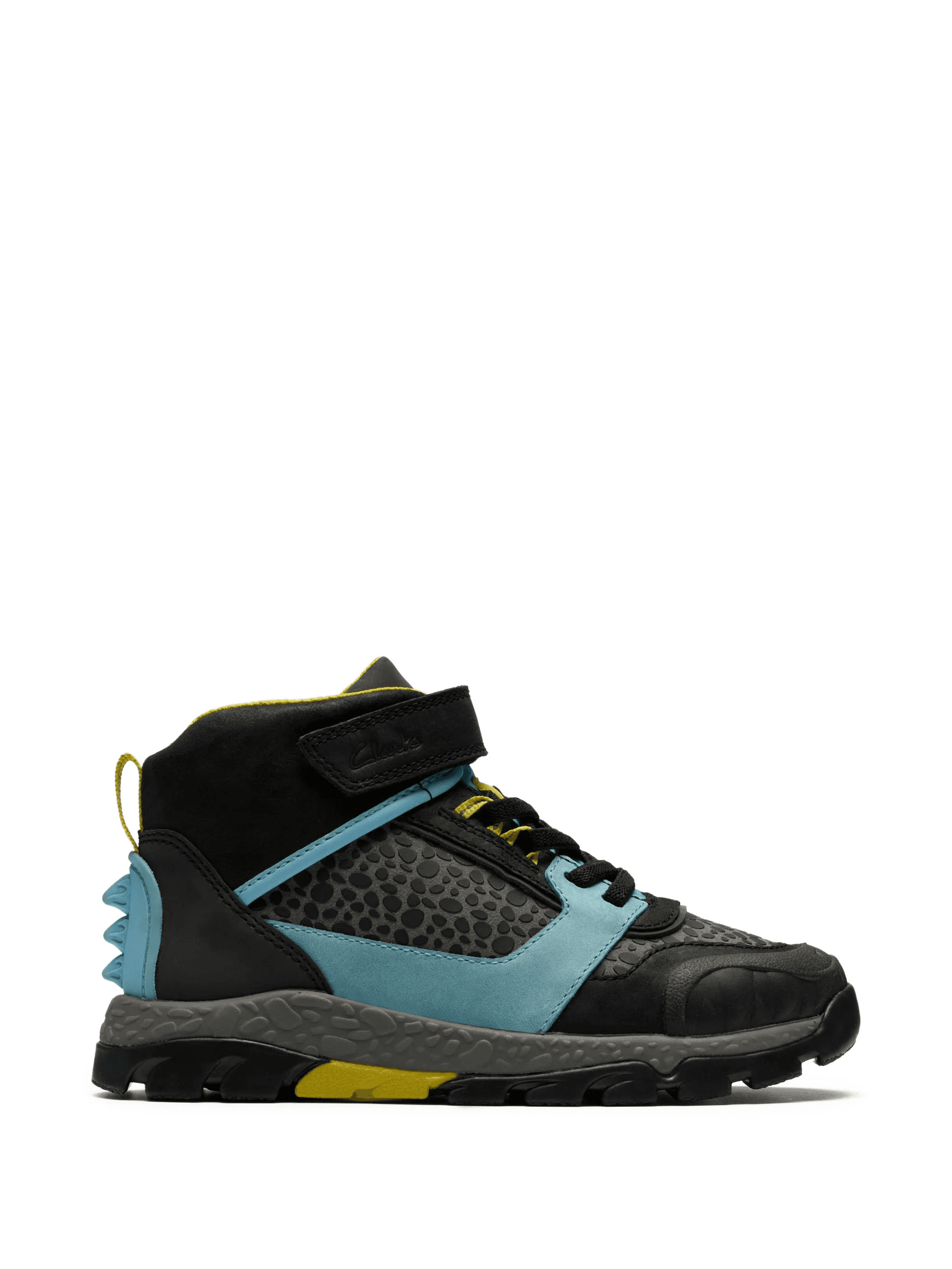 printed strap high-top sneakers - Image 1