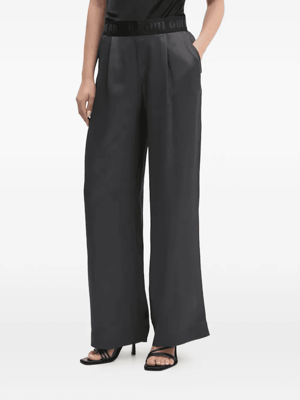 elasticated-waistband trousers - Image 1